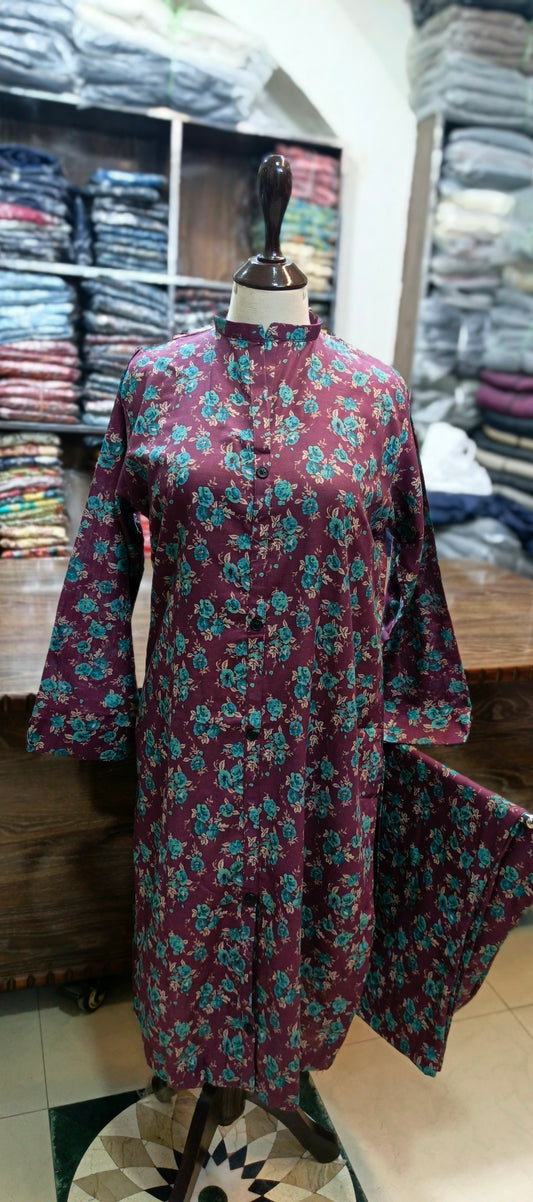 Khaddar co ord set 2 pc