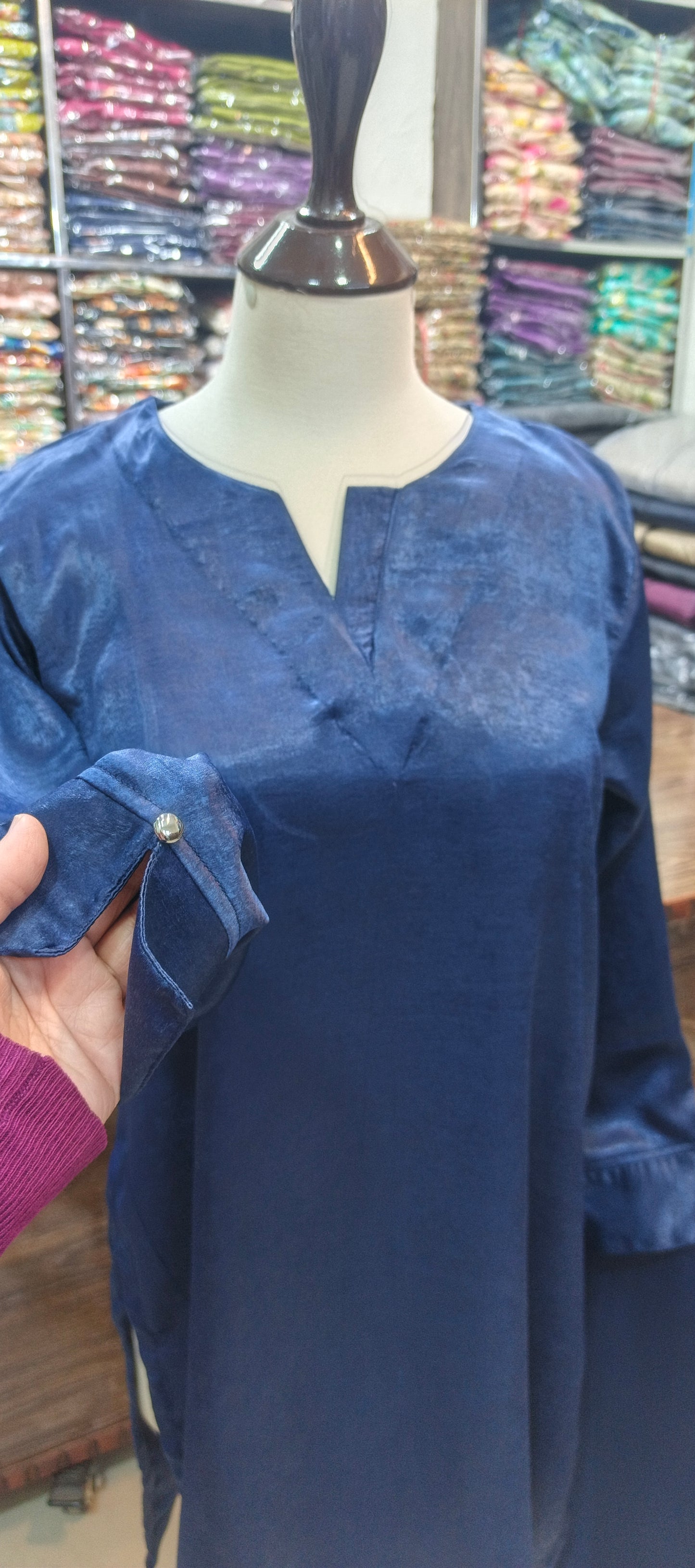 Velvet silk short co ord set 2 pc