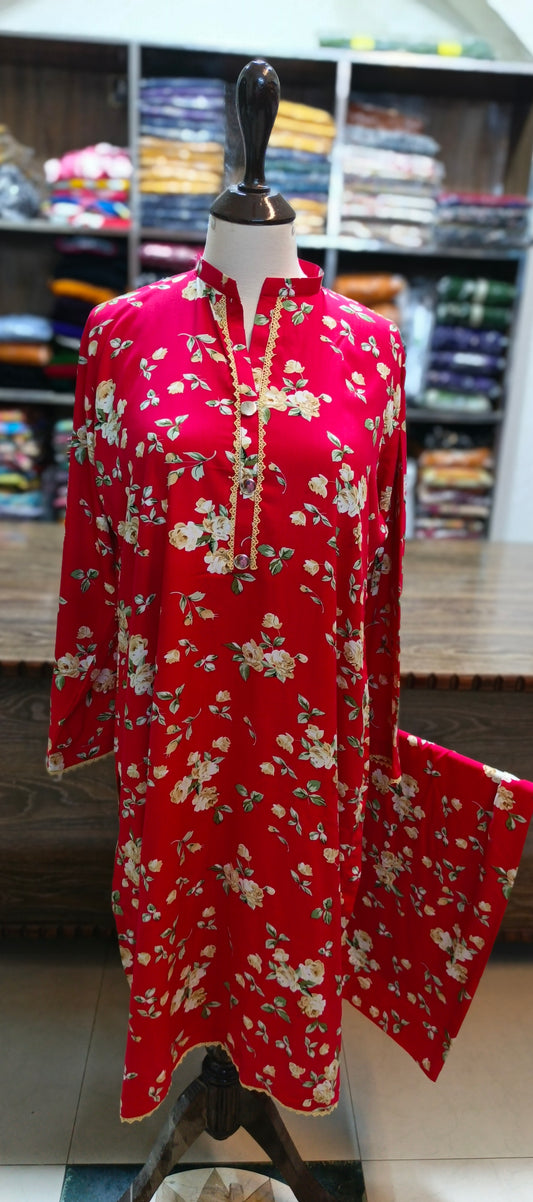 Linen shalwar kameez
