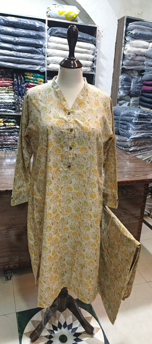 Bin saeed khaddar shalwar kameez 2 pc